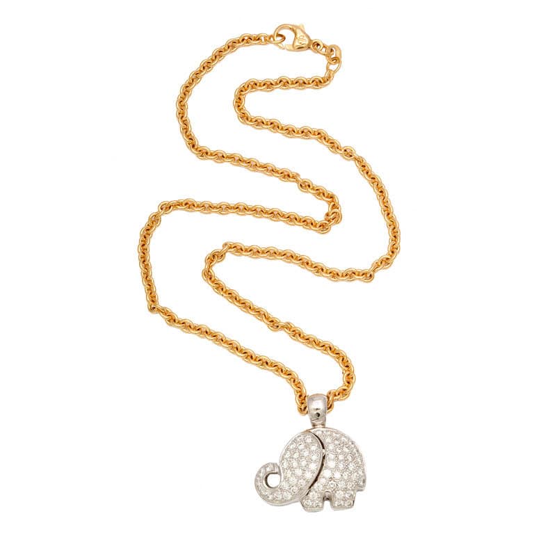 ... want a diamond encrusted elephant pendant? Good Luck Elephant Necklace