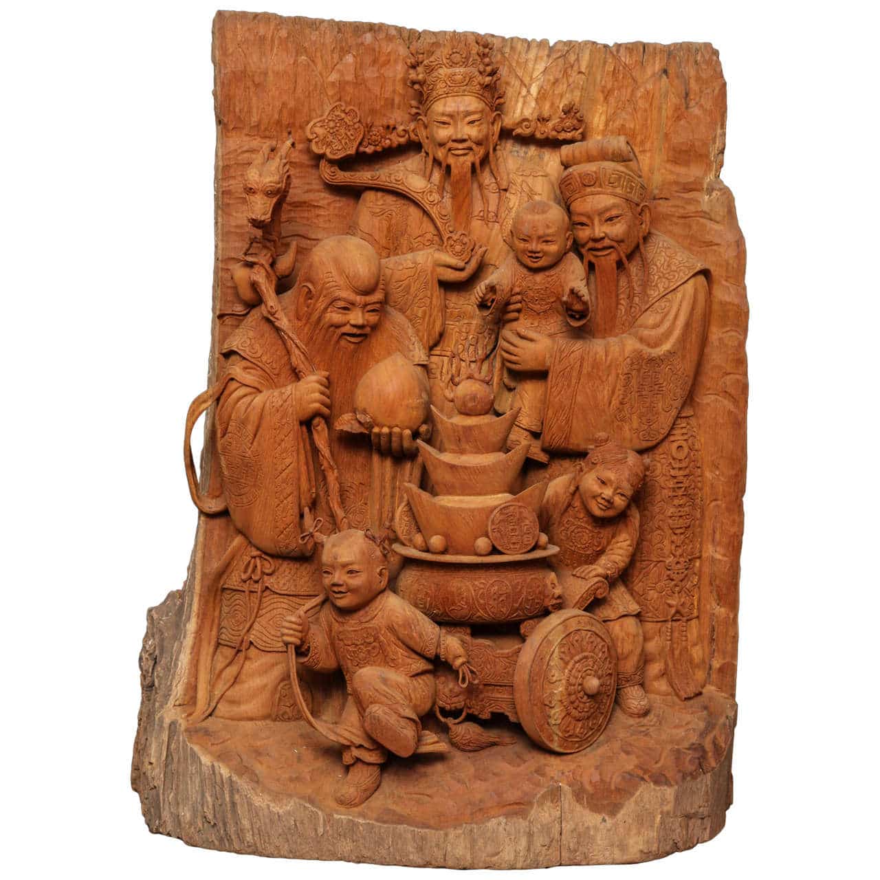 Three lucky Gods of Taoism promise longevity, prosperity and good ... Three lucky Gods of Taoism promise longevity, prosperity and good ...