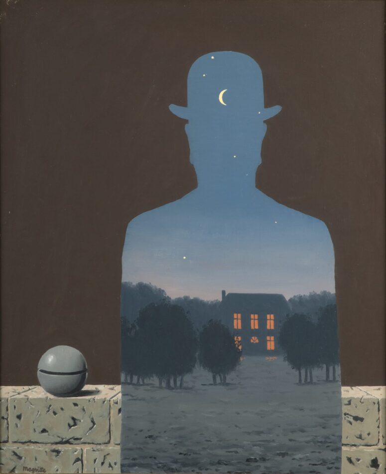 The Happy Donor, 1966, by Rene Magritte