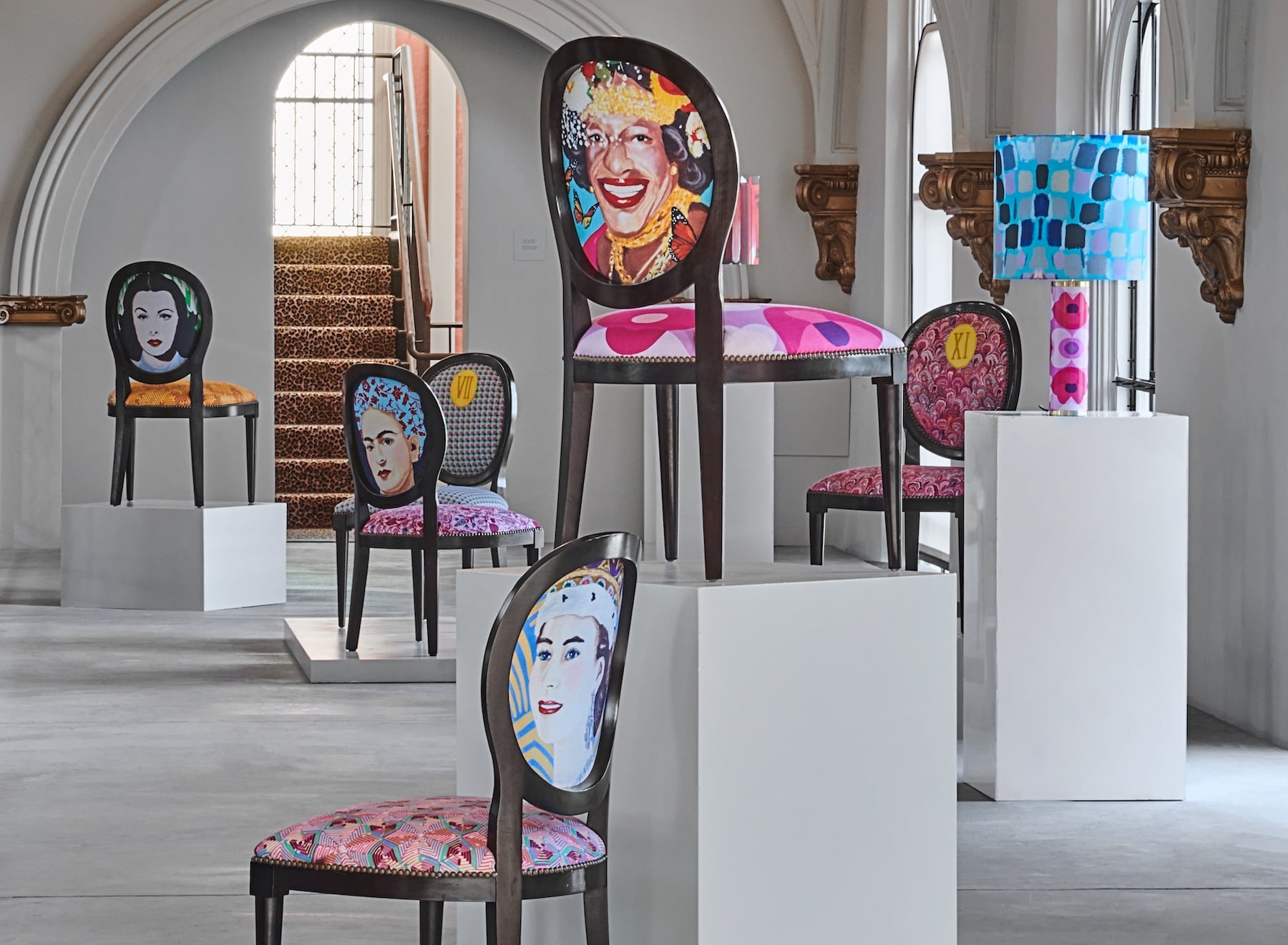 Ken Fulk and Ashley Longshore’s Pop-Art Chairs Celebrate Women Who Dared