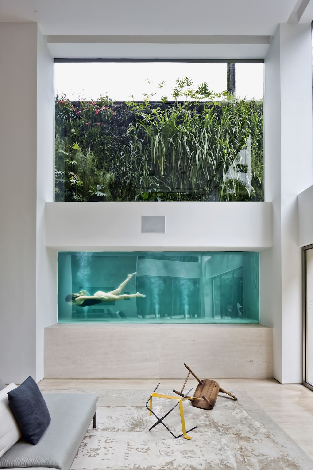This Refined São Paulo Duplex Has A Swimming Pool In The Living Room I Decided To Place The Pool Front And Center In Living Room So That Addition Enjoying It For Leisure Would Create An Element Of Tension