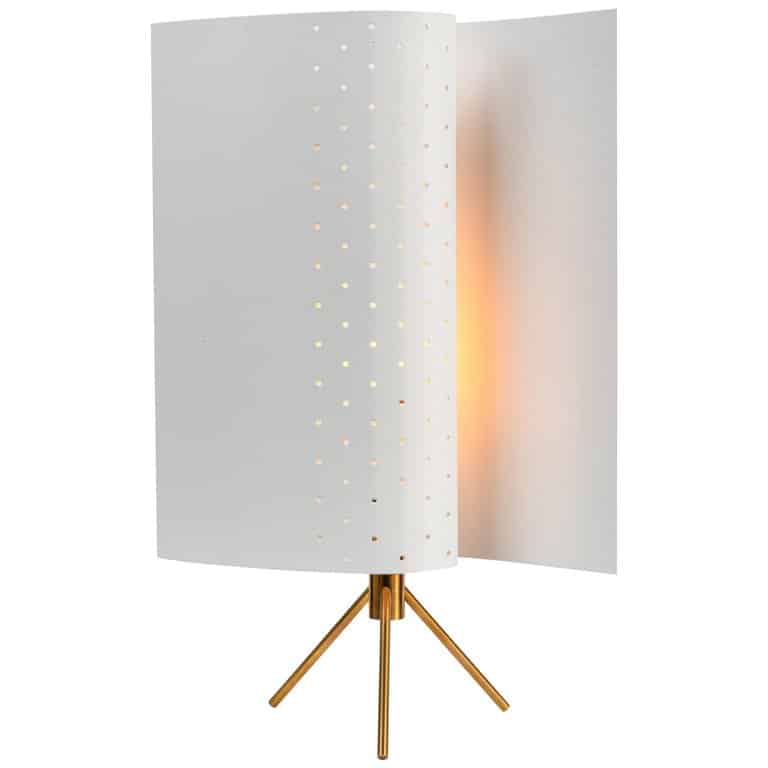 Michel Buffet's B 207 White Table Lamp