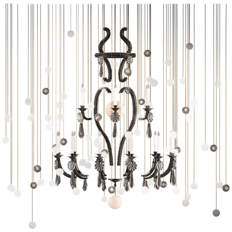 Beau & Bien Le Merveilleux Black chandelier