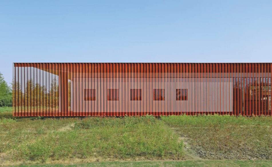 Kunshan Visitor Center at a luxury hotel in Jiangsu Province, China by Vector Architects