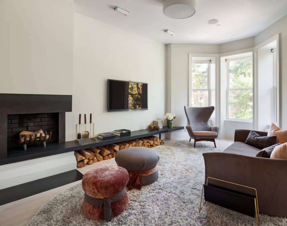 Brooklyn townhouse living room by Tamara Eaton