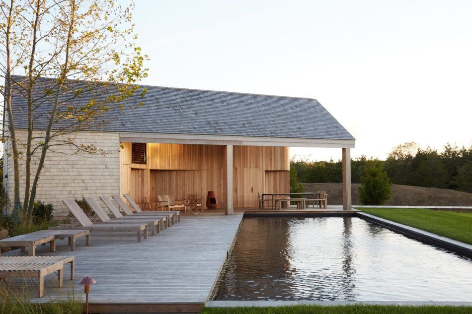 Shelter pool house in Martha's Vineyard