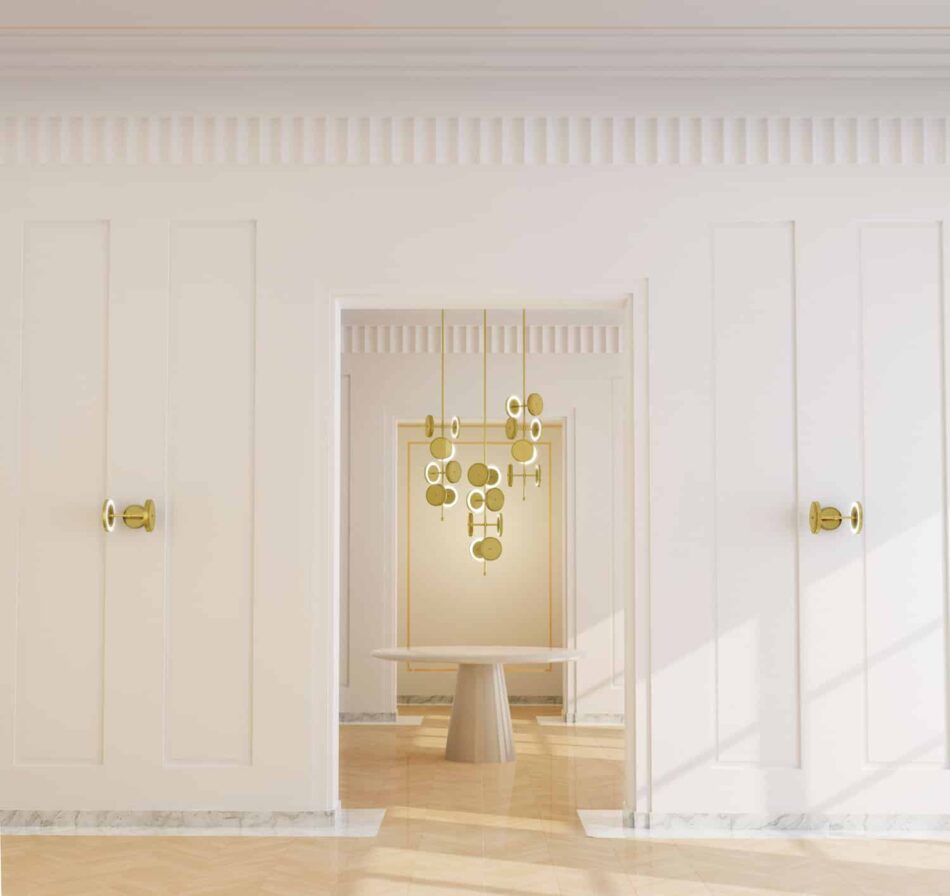 Le Royer Chandelier by Larose Guyon