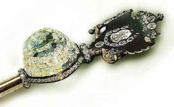 The Orlov Diamond as mounted in the Imperial Spectre.