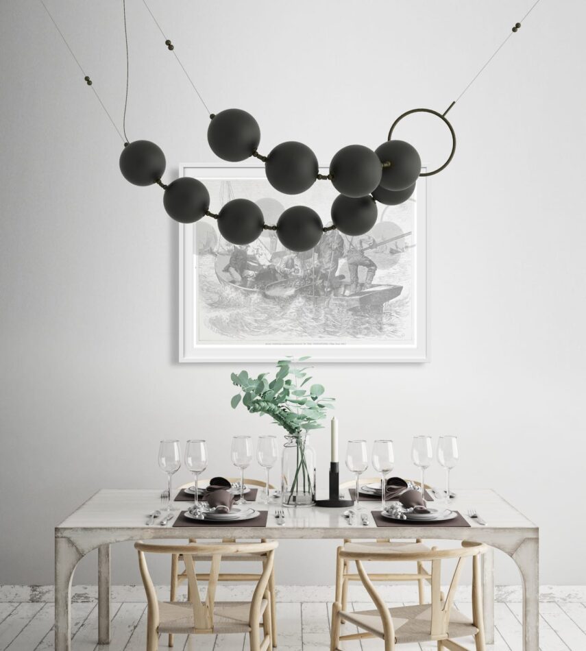 Coco chandelier by Larose Guyon