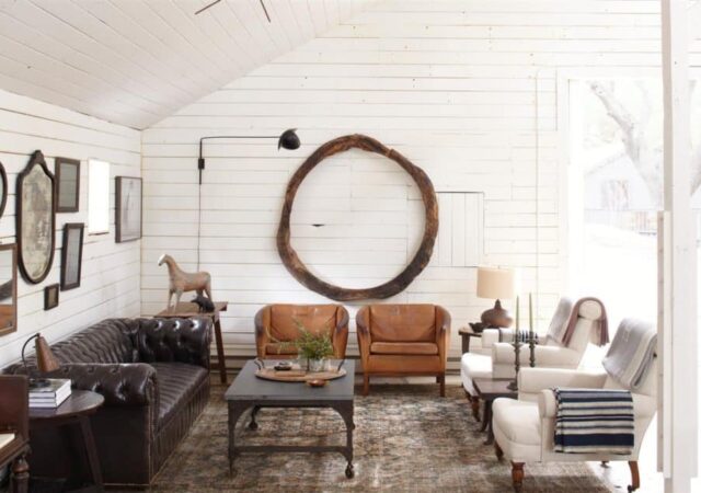 featured image for post: 17 Interiors with Rustic Reclaimed Wood