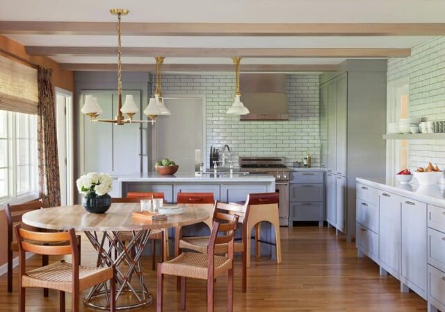 featured image for post: 18 Inviting Eat-In Kitchens
