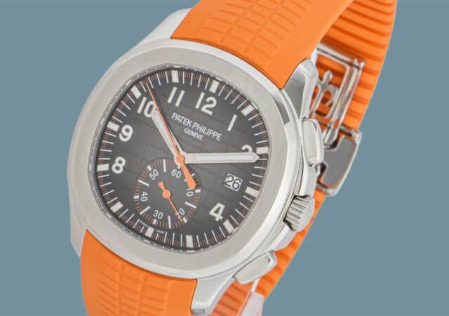 featured image for post: Stylish Year-Round, This Pumpkin-Colored Patek Philippe Aquanaut Feels Especially Right for Fall