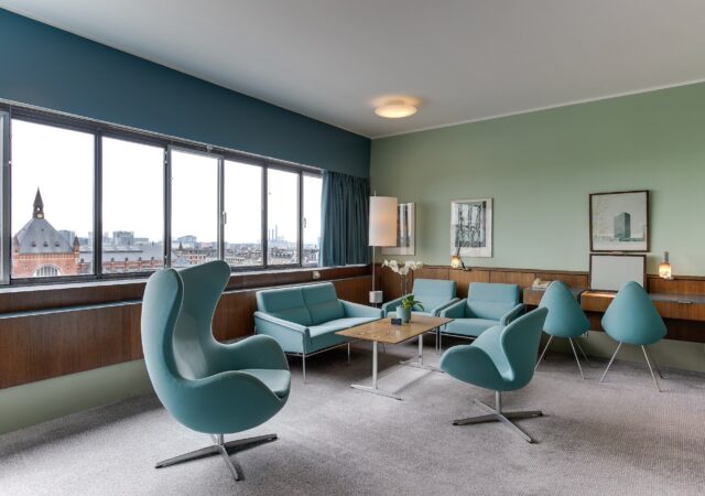 featured image for post: Arne Jacobsen’s Royal Hotel Is Restored to Its Mid-Century Glory