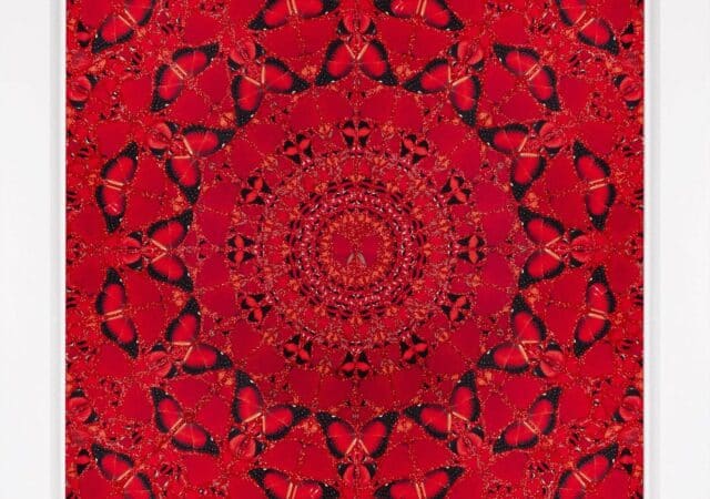 featured image for post: Damien Hirst Honors a 1st-Century Empress with This Glitter-Dusted Print