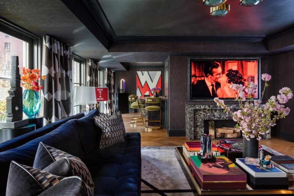 Family room by Andrew Torrey at the 2018 Kips Bay Decorator Show House