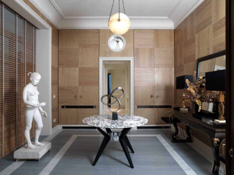 Classic-contemporary interior at Florence's Palazzo Tornabuoni, a member's only residence club. Palazzo Tornabuoni, Florence