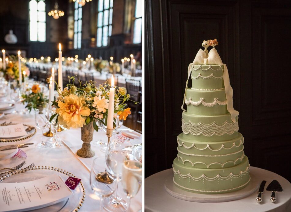 Morgan Cole and Alex Cole wedding reception
