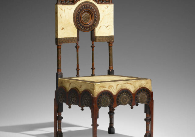 featured image for post: Carlo Bugatti’s 1902 Chair Is a Masterful Cultural Mash-Up
