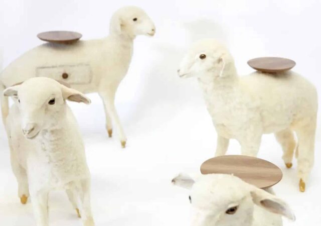 featured image for post: These Surreal and Sustainable Lamb Tables Are Based on a 1942 Dalí Painting