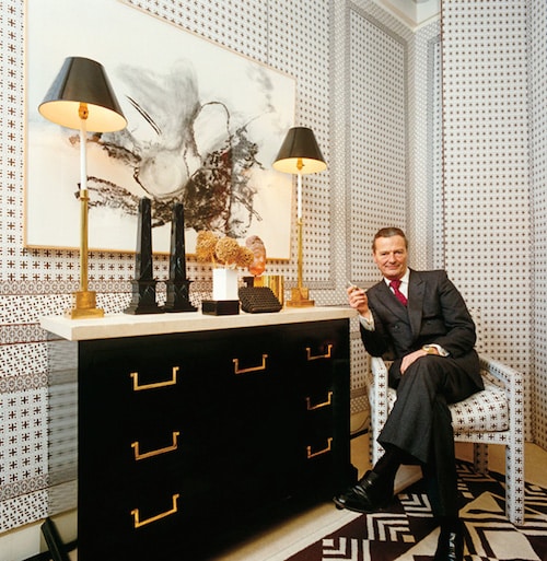 ANWM4Y David Hicks interior designer at home