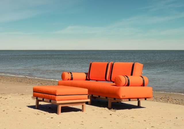 featured image for post: This Sofa Comes with a Flare, Paddle and Martini Kit — Just in Case