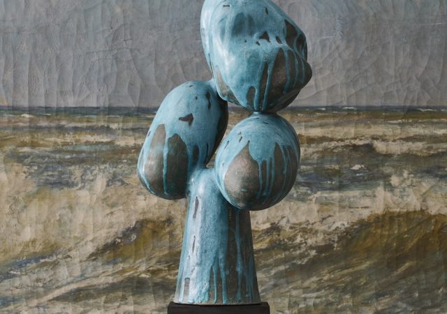featured image for post: An Assemblage Sculpture by Magazine Editor, Distiller and Ceramist David Haskell Evokes Maine’s Rocky Coast