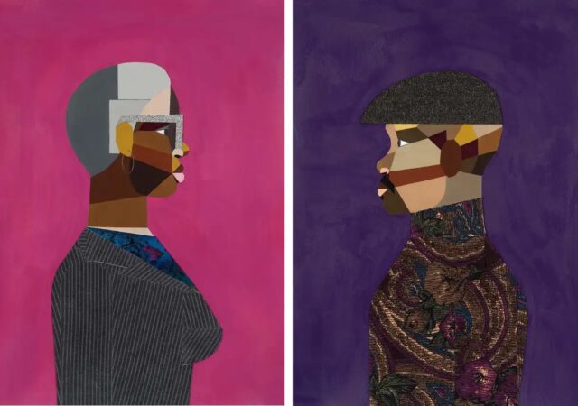 featured image for post: A Derrick Adams Double Portrait Brings Out the Interior Lives of His Subjects