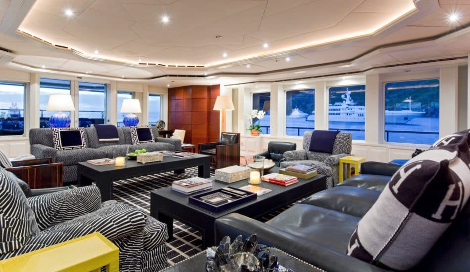 Diamond A yacht salon