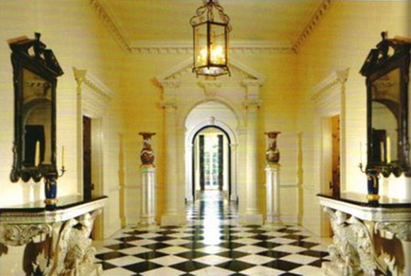 The entrance to the Reed House.