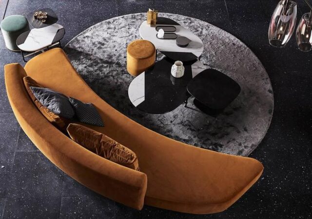 featured image for post: Interiors with Sensual Round Sofas