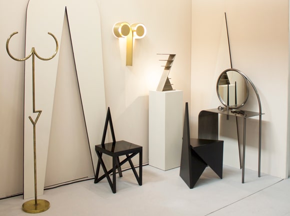 Offerings from the pair's "Geometry is God" collection.