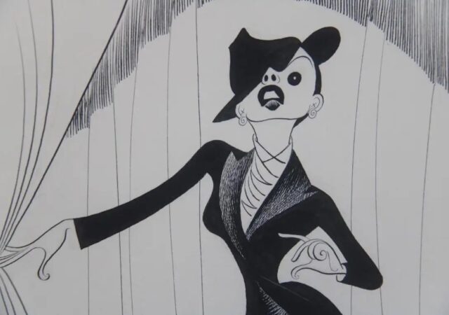 featured image for post: Al Hirschfeld’s Take on Judy Garland Stands out among His Many Love Letters to Broadway