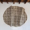 Hideho Tanaka Carefully Stitched Together Pieces of Paper to Make This Sculptural Textile