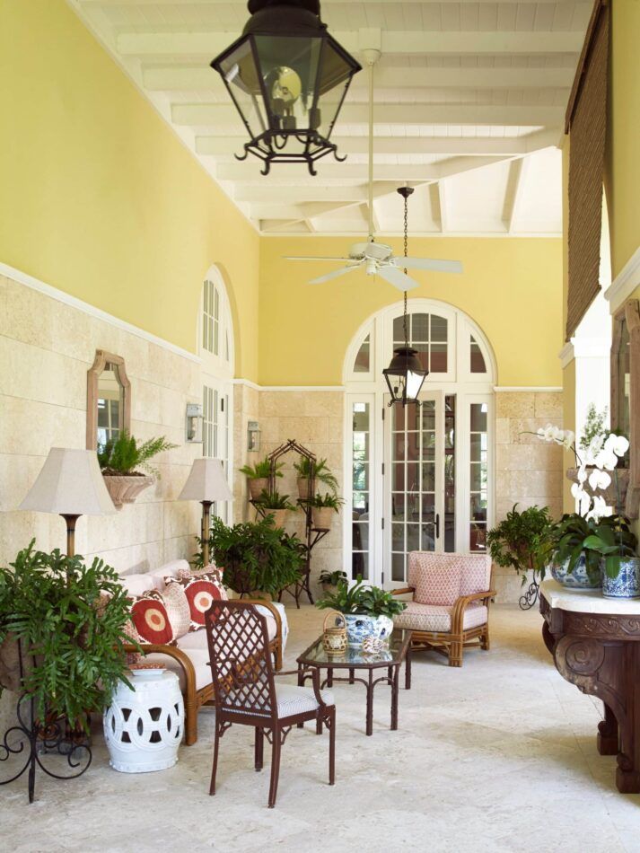 Patio d'Amanda Lindroth aux Bahamas