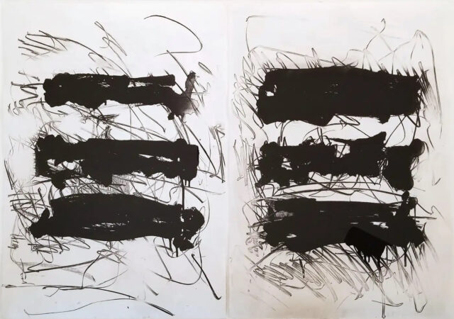 featured image for post: Joan Mitchell’s Rare, Late-Career Diptych Buzzes with Life