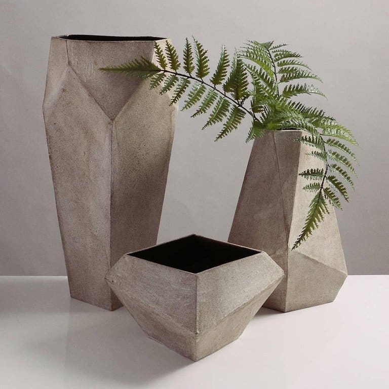John Sheppard’s Tall Modern Geometric Monument Vase