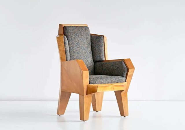 featured image for post: This 1920s Chair Is the Love Child of Mysticism and Czech Cubism