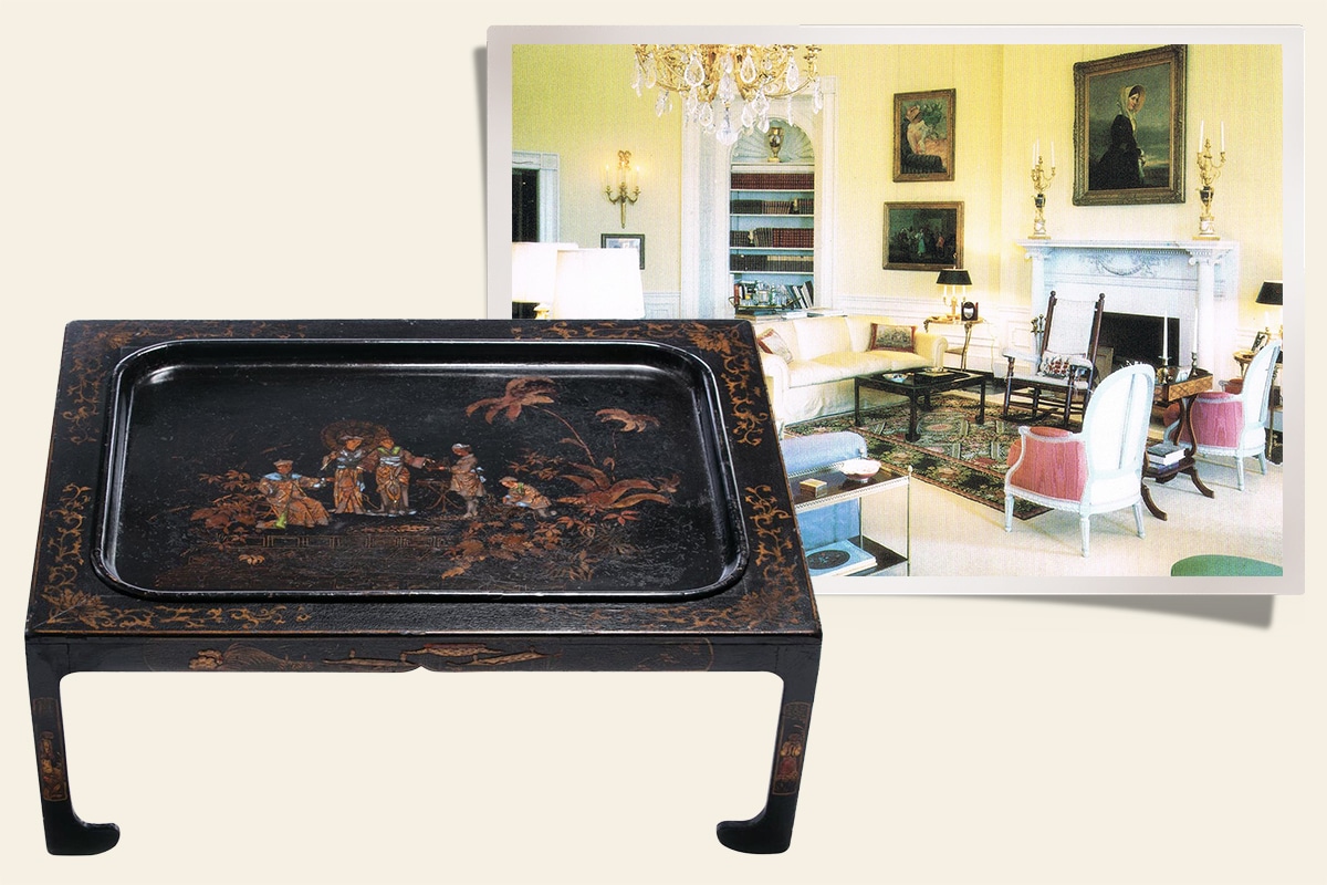 Jackie Kennedy and Sister Parish Placed This Tea Table in the White House