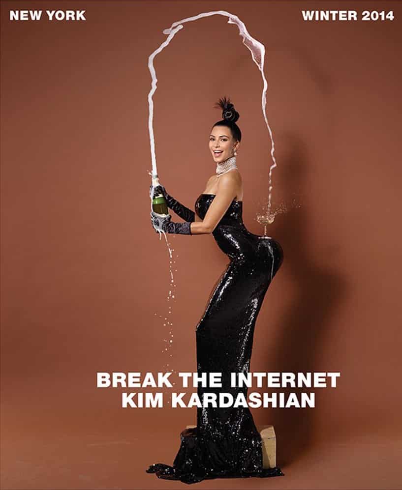 kim kardashian champagne dress Jean-Paul Goude's Photo that Inspired Kardashian's Paper Magazine Cover Size:4/36 Dog Onesies Furniture of America Hampstead Paper magazine cover