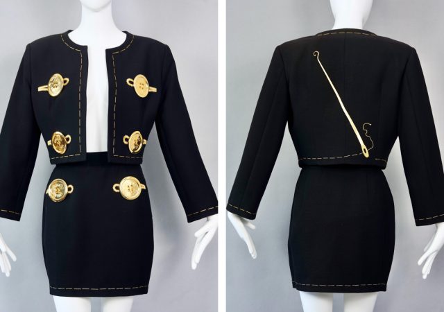 featured image for post: This Moschino Suit Puts a Playful Spin on Couture Tailoring