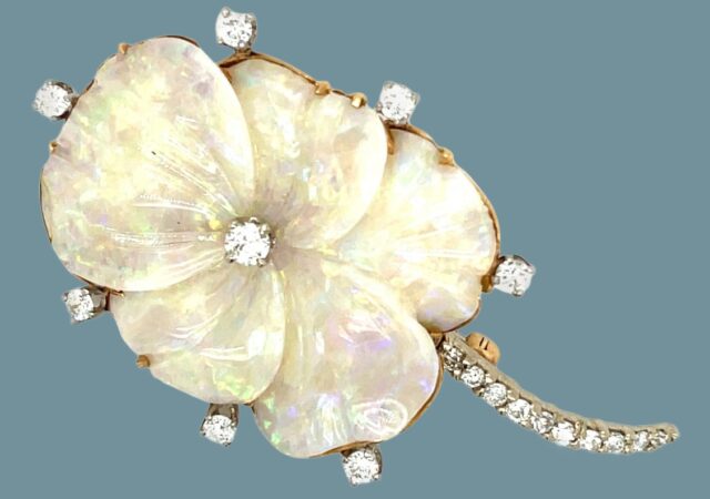 featured image for post: This 1960s Opal Pansy Brooch Is a Perfect Token of Love