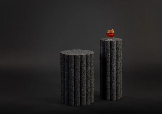 featured image for post: In Guadalajara, These Luscious Side Tables Are Chiseled from Volcanic Rock