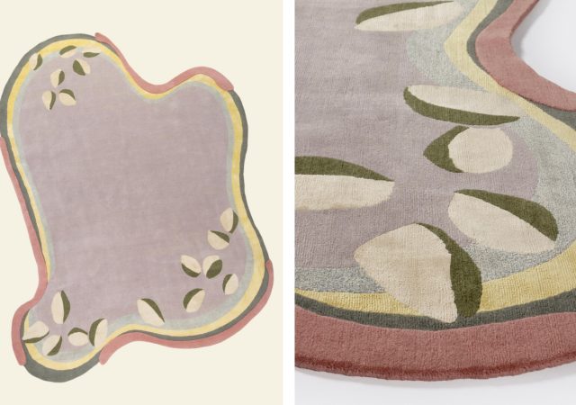 featured image for post: This Handmade Rug by Artist Dawn Bendick and FJ Hakimian Recalls a Springtime Walk in Nature