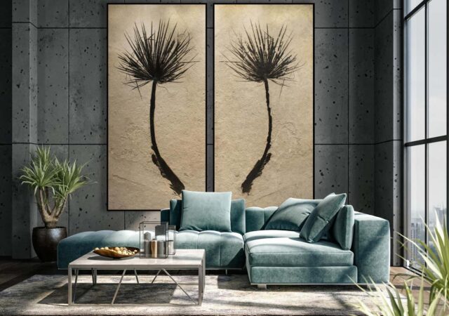 featured image for post: Conjure a Prehistoric World with These Palm-Frond Fossil Slabs