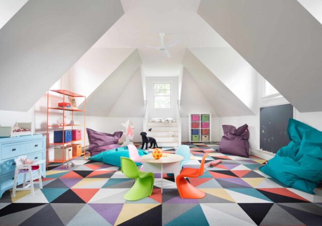 featured image for post: 10 Eye-Catching Rooms Decorated with Geometric Patterns