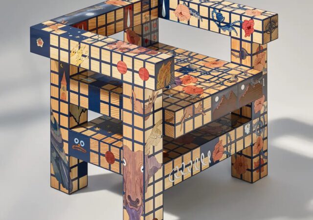 featured image for post: A Surreal Dreamscape Covers This Hand-Painted Chair