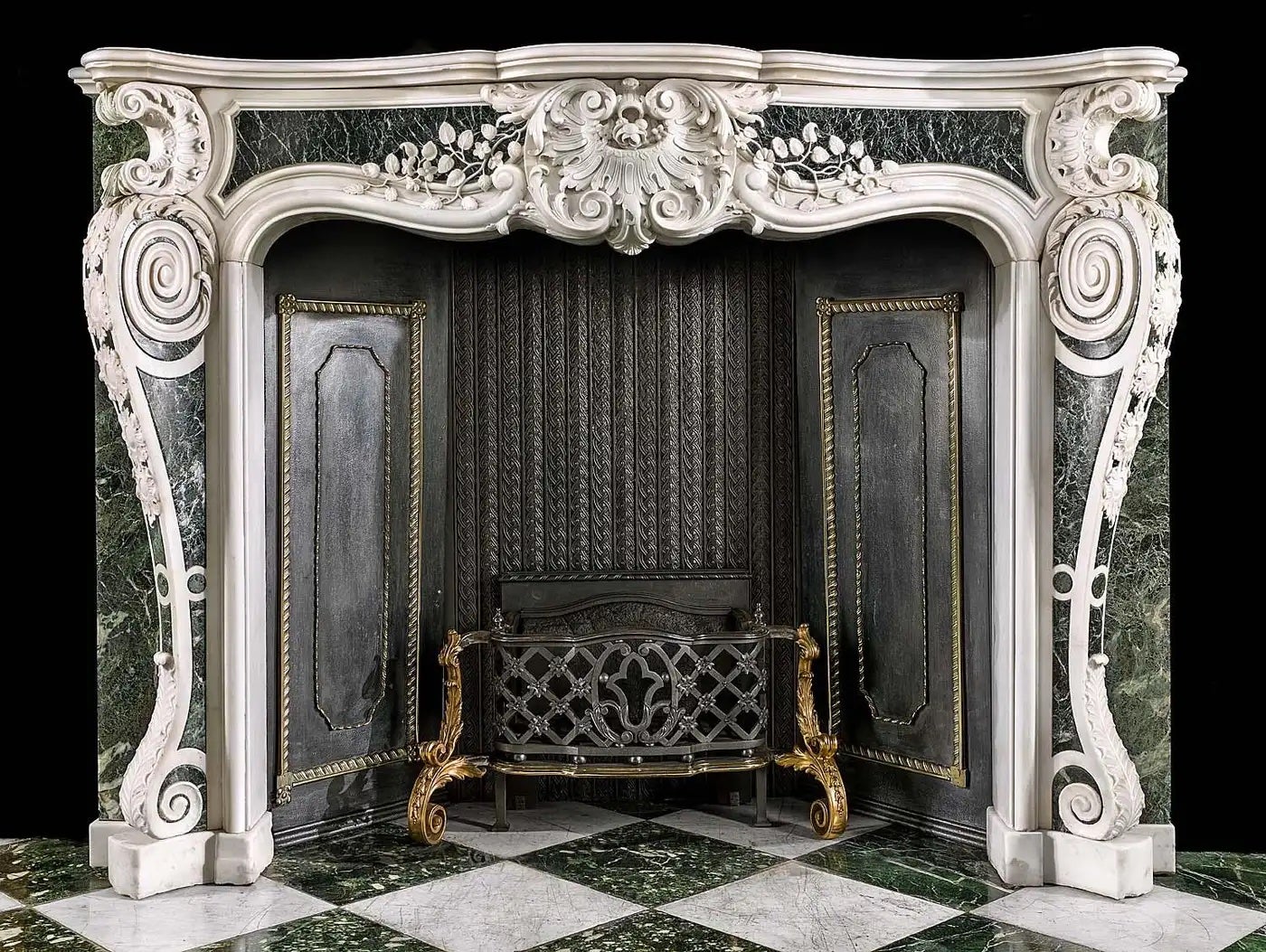 This Lavish 18th-Century Chimneypiece Comes from a Historic Scottish Estate