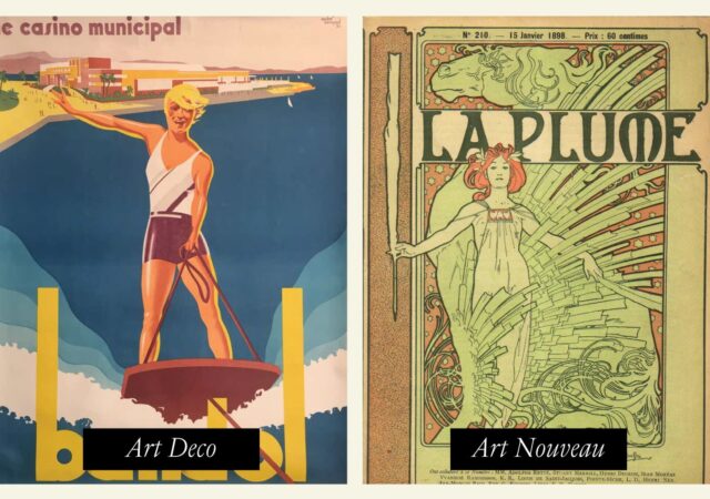 featured image for post: Art Deco vs. Art Nouveau: Period Features and Examples