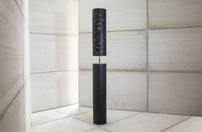 Buoy Floor Lamp in Blackened Maykume by May Furniture