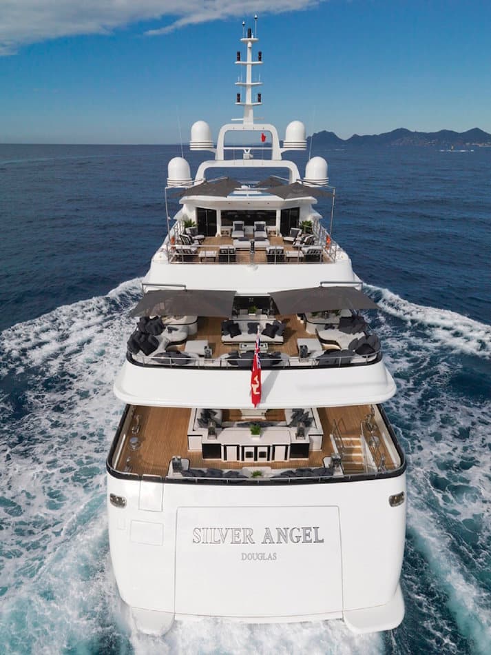 silver angel douglas yacht